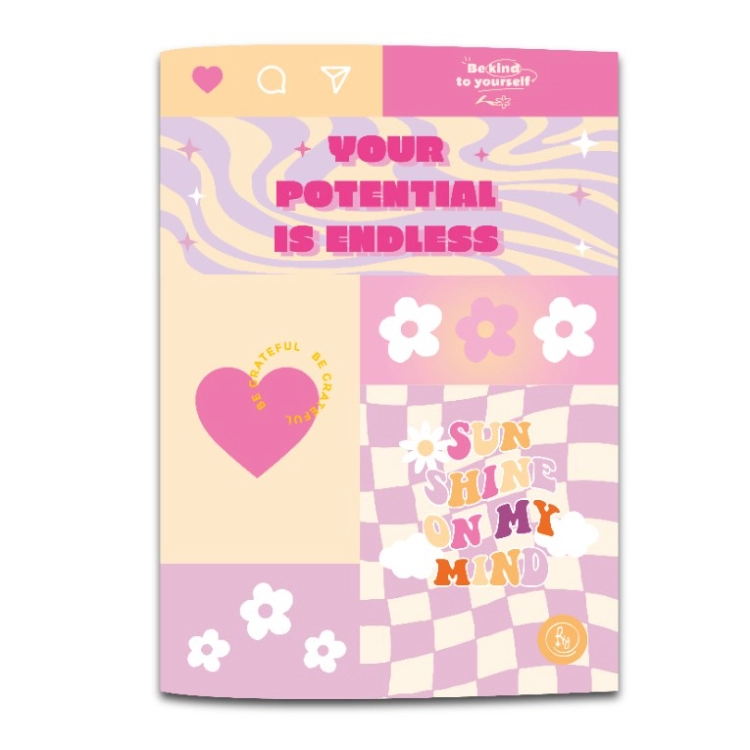 Libreta Ry MC - Cool Love Acaballada 10.5x15 64 hojas Art.1001